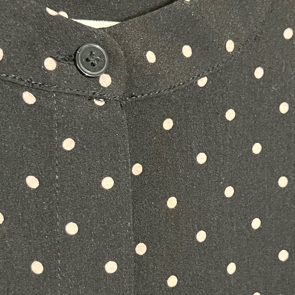 Talbots Polka Dot Button Down Blouse - image 4